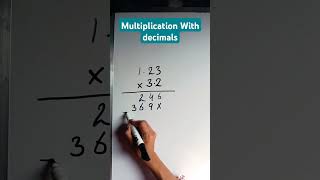 Multiplication With Decimal maths mathproblem mathguide mathproblem [upl. by Cacilie684]