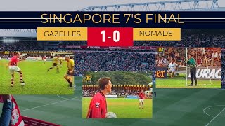 HKFC Hong Kong Football Club Gazelles Wining the Plate Cup Final in Singapore [upl. by Savina712]