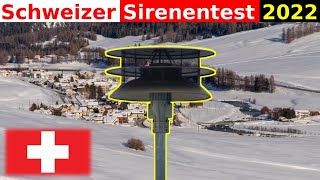 Sirenentest Schweiz 2022  Allgemeiner Alarm  Sirenen MSL 6 amp APEX 8  Probealarm  Sirenenprobe [upl. by Sherr75]