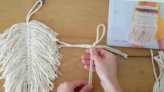 Macramé Veer Tutorial [upl. by Spratt]