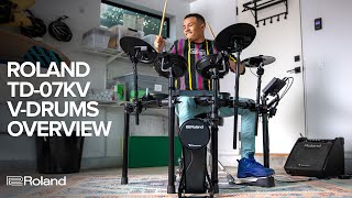 Roland VDrums TD07KV Kit Overview [upl. by Neelat730]