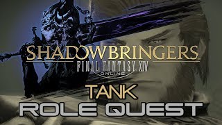 FFXIV Shadowbringers  Tank Role Quest COMPLETE [upl. by Yrrac]