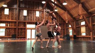 Pilobolus Behind the Scenes Rehearsal [upl. by Lacim]