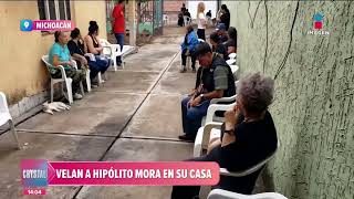 Así lució el funeral de Hipólito Mora  Noticias con Crystal Mendivil [upl. by Rolat]