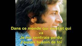 Et Si Tu NExistais Pas  Joe Dassin Lyrics [upl. by Liv639]