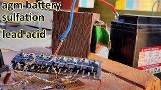 how to reverse battery sulfation new Very strong desulfate circuit [upl. by Esenej]