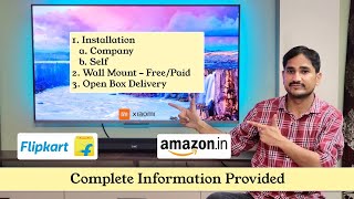 Xiaomi Redmi Mi Smart TV  Company Installation  Open Box Delivery Complete Information [upl. by Savihc]