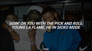 Travis Scott  SICKO MODE Lyrics ft Drake [upl. by Prior139]