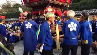 2014 奈良 法隆寺 斑鳩の里 秋祭り 斑鳩神社 ⑦ [upl. by Ayal110]