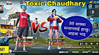 Toxic Chaudhary 1v1 Challenge  TDM Challenge Chaudhary [upl. by Ahsert]