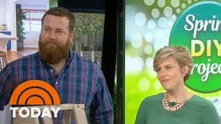 HGTV ‘Home Town’ Stars Share DIY Decorating Projects For Spring  TODAY [upl. by Kreis]