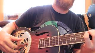 Tyler Childers  Lady May Acoustic cover 4k Gretsch Resonator [upl. by Hebbe]