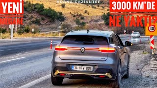 3000KM’DE KAÇ LİRA ELEKTRİK YAKTI  YENİ RENAULT MEGANE ETECH  ADANA VE GAZİANTEP’İ YEDİK  VLOG [upl. by Mellette]