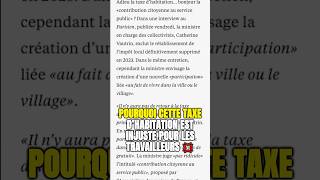 💥 Une nouvelle taxe qui frappe les travailleurs  😡💶 impots taxes [upl. by Tabbie]