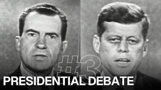 Nixon and Kennedy Face Off In 3rd Presidential Debate [upl. by Hayyikaz381]