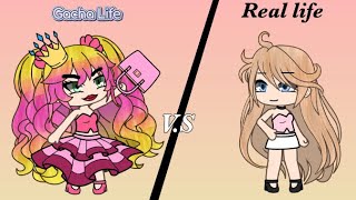 Gacha life vs Real lifeInspired by iCherry [upl. by Atin]