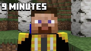 Beating Minecraft in 9 Minutes [upl. by Moya540]