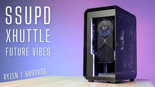 SSUPD Xhuttle  Futuristic Case Vibes  Blackout PC Build  9800X3D  RTX4080 Super FE [upl. by Glenda]