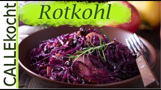 Duftender Rotkohl einfach schneiden und kochen  Omas bestes Rezept [upl. by Supmart246]