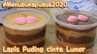 Takjil Puasa Ternikmat ini Mah  Lapis Puding Cinta Lumer  Menu buka puasa 2020 [upl. by Ihcur932]