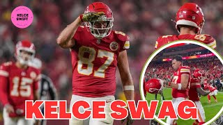 Travis Kelces EPIC SWAG with Mecole Hardman after Chiefs vs Bucs game go VIRAL [upl. by Haleeuqa]