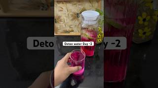 Detox water 💧 Day 2 shorts detox [upl. by Nawotna]