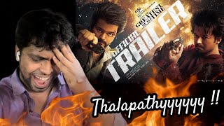 The GOAT Official Trailer Reaction  Thalapathy Vijay  Venkat Prabhu  MOU  Mr Earphones [upl. by Naejeillib454]