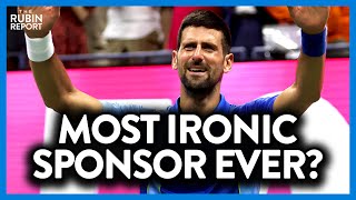 You Wont Believe Who Sponsored This Novak Djokovic US Open Highlight  DM CLIPS  Rubin Report [upl. by Roland]