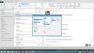 Outlook Inbox Conditional Formatting [upl. by Halpern712]