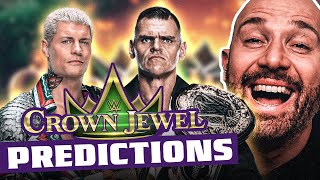 My WWE Crown Jewel 2024 PREDICTIONS [upl. by Swirsky]