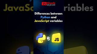 Difference between Python and JavaScript [upl. by Peppel]