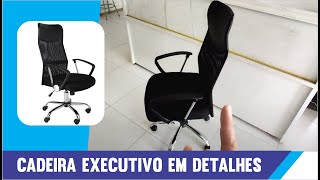 Cadeira para Escritório Executivo Worth DETALHES PREÇO [upl. by Erlene]