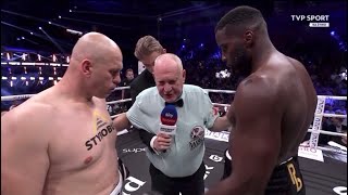 FIRST ROUND KO LUKASZ ROZANSKI VS LAWRENCE OKOLIE  FIGHT HIGHLIGHTS amp KO [upl. by Barri]