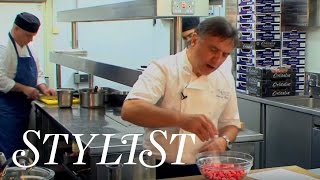 How To Make Strawberry And Rhubarb Crumble Tutorial With Raymond Blanc [upl. by Neetsuj]