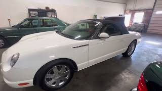 2002 Ford Thunderbird Softtop operation video 102224 [upl. by Christoper]