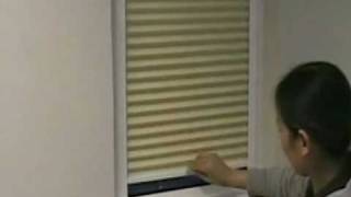 Perfect Fit Conservatory pleated Blinds dual operation  fitting [upl. by Sinnaiy]