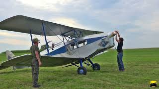 1933 De Havilland DH 83 Fox Moth GACEJ  Ellwangen 2023 [upl. by Blaze]