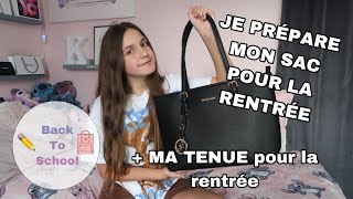 JE PREPARE MON SAC  MA TENUE POUR LA RENTREE  BACK TO SCHOOL 2022 [upl. by Aicena]