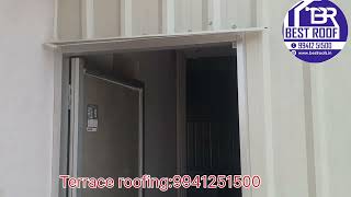 Terrace roofing Residential roofing Metal roofing storage room roofing contractors 9941251500 [upl. by Patt176]