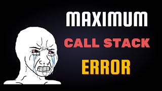 Recursión y Maximum call stack size exceeded [upl. by Otsedom]