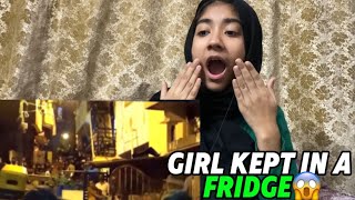 Girl kept in fridge 😱reaction to creepy video The Khan Family trending reaction thekhanfamily [upl. by Eetsim]