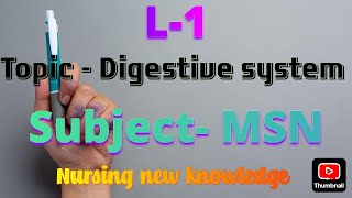 anatomy and physiology of digestive systemपाचन तंत्र digestive system part [upl. by Accemahs]