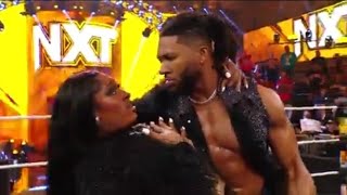 WWE NXT 3122024  Trick Williams Kisses Lash Legend At The End Of The Show [upl. by Inafets]