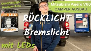 Rücklicht Bremslicht durch LED ersetzen 🚨 Sylvania Zevo amp Philips LED 🚙 Unabhängiger Produkt Test [upl. by Gaivn101]