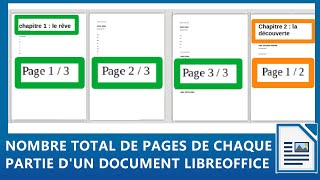 paginer différentes parties dun document avec Writer de Libreoffice [upl. by Lewin]