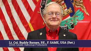 A Message from SAME National President Buddy Barnes [upl. by Adiaroz337]