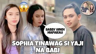 SOPHIA TINAWAG SI YAJI NA BABI 😱😰😍 SABBY HINDI MAPAKALI SA SINABI NI SOPHIA yabby [upl. by Innes]