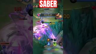 SABER❤️ mlbbhighlights mlbbshorts mlbbviraltiktok mlbbvideos mlbbindonesia mlbbindia mlbb [upl. by Heid]