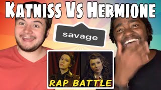 KATNISS vs HERMIONE Princess Rap Battle Molly C Quinn amp Whitney Avalon’ REACTION [upl. by Camus817]