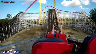 Rebel YellRacer 75 In 4K Backwards Kings Dominion [upl. by Dredi]